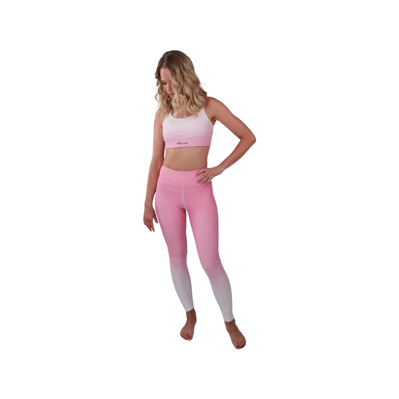 Zoya Padded Sports Bra Faded Pink