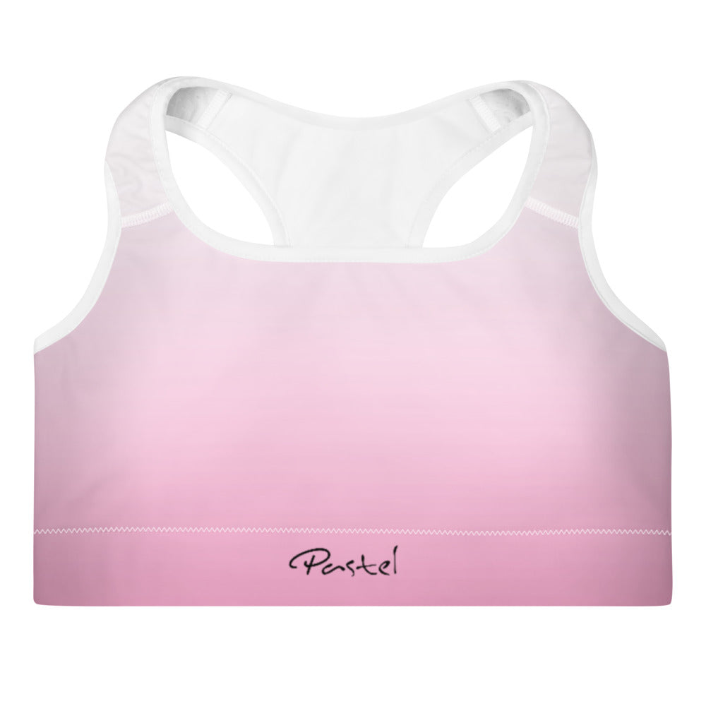 Zoya Padded Sports Bra Faded Pink