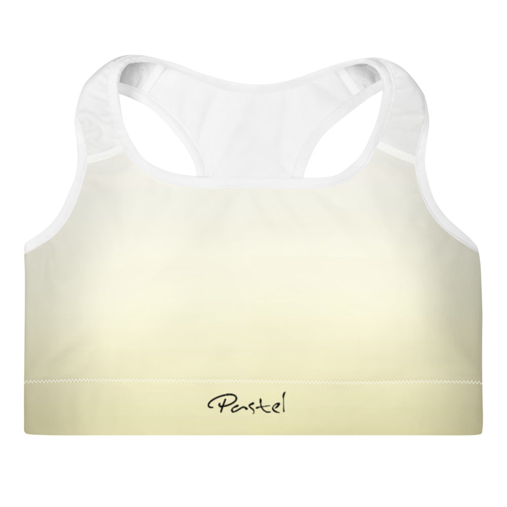 Zoya Padded Sports Bra Faded Yellow