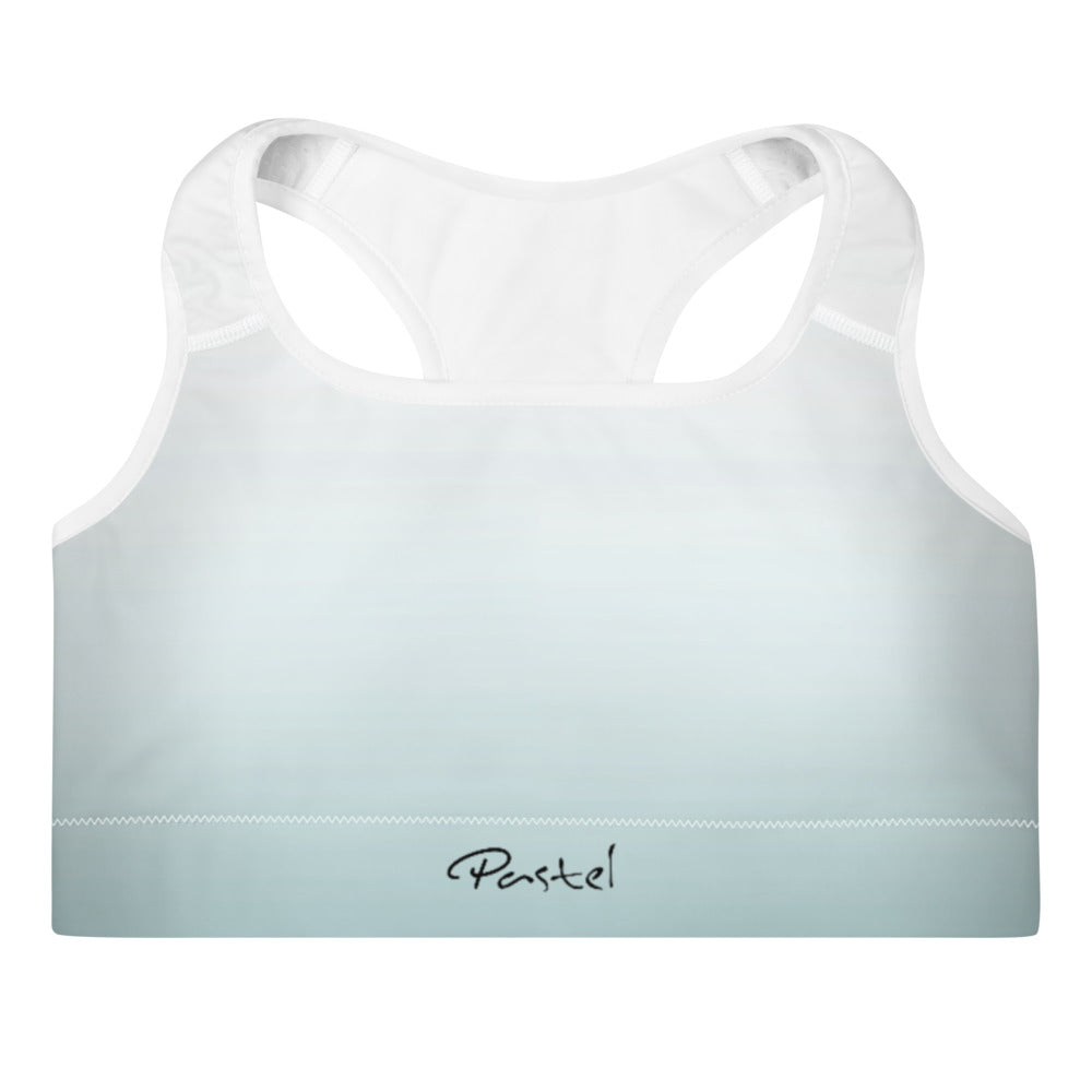 Zoya Padded Sports Bra Faded Blue