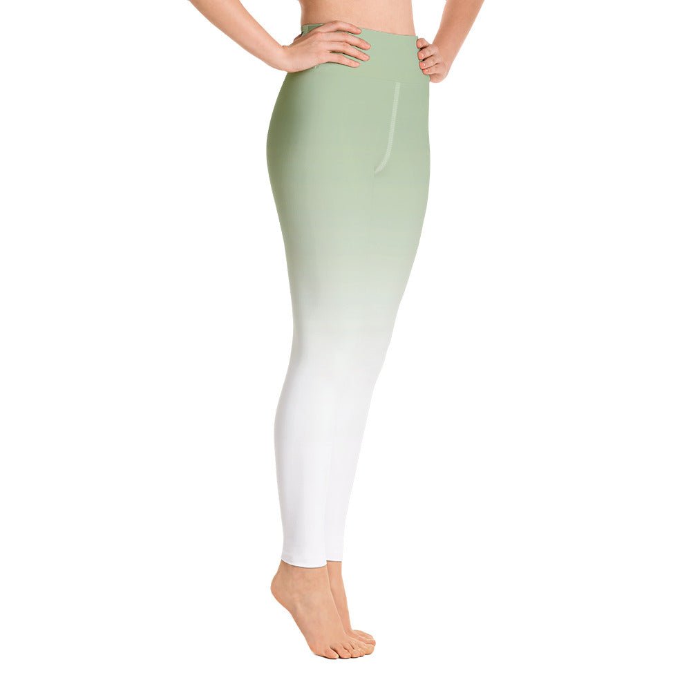 Zoya Sport Leggings Faded Green