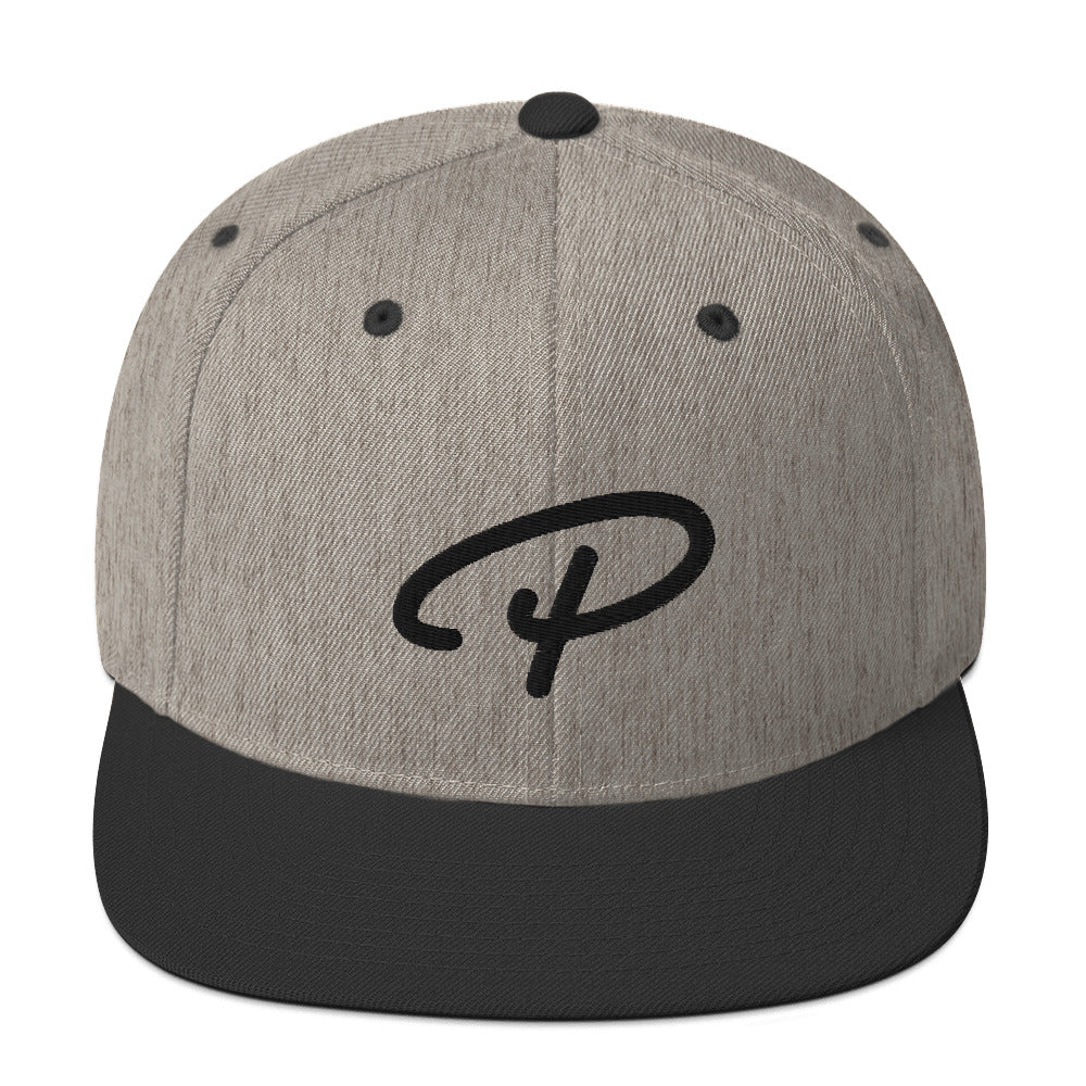 Pat Snapback Heather/Black/Black (Classic fit)