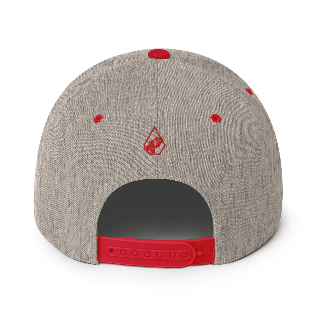 Pat Snapback Heather/Red/Red (Classic Fit)